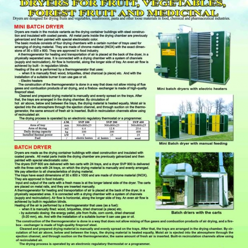 Dryers for medicinal plants - CBD & Hemp Products | Hemp Trade Market