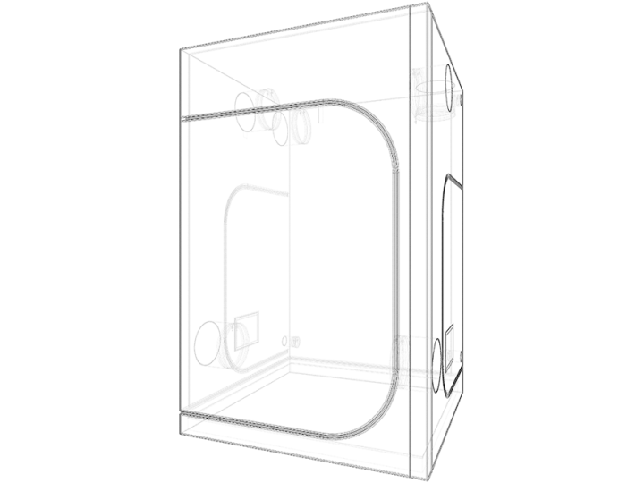 Dark Room 150x150x235 cm - CBD & Hemp Products | Hemp Trade Market