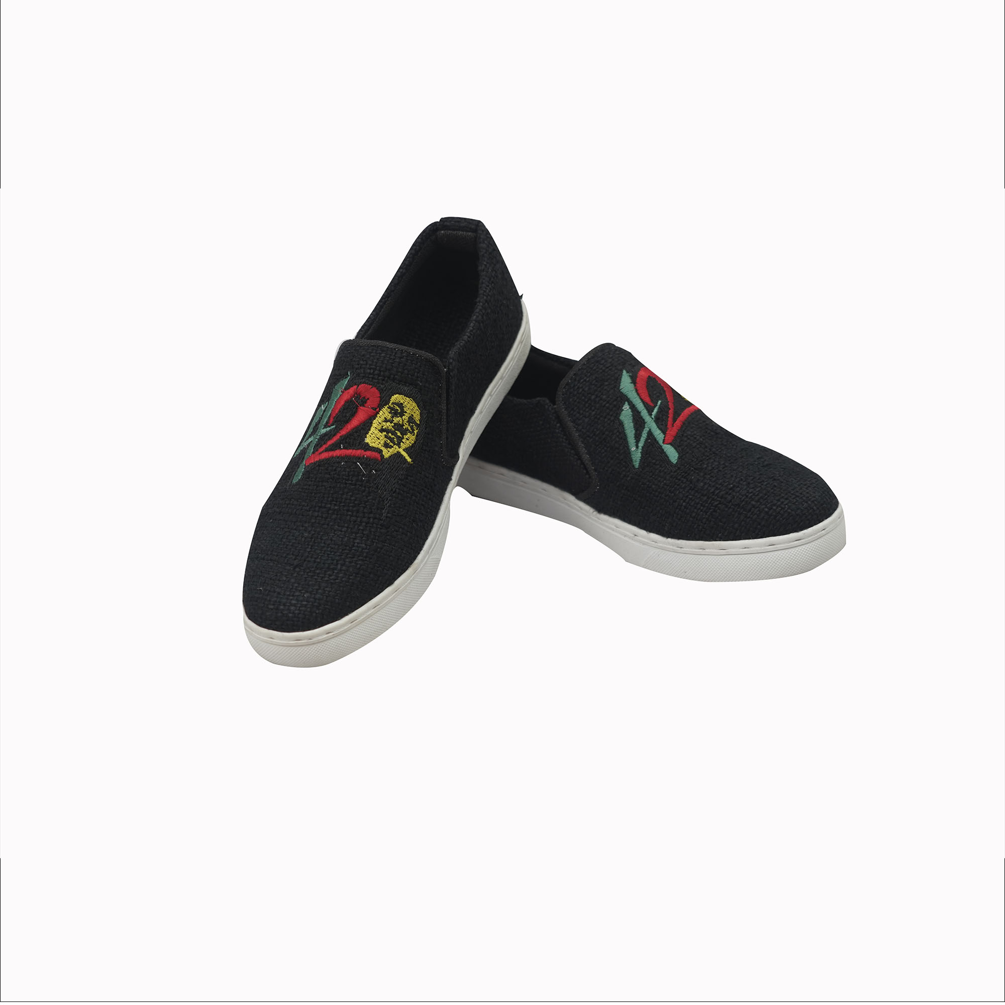 420 Embroidered Hemp Shoes - CBD & Hemp Products | Hemp Trade Market